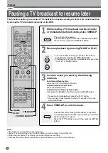 Предварительный просмотр 62 страницы Toshiba RD-XS32SB Owner'S Manual