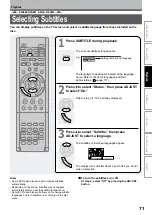 Предварительный просмотр 71 страницы Toshiba RD-XS32SB Owner'S Manual