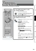 Предварительный просмотр 73 страницы Toshiba RD-XS32SB Owner'S Manual