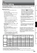 Предварительный просмотр 103 страницы Toshiba RD-XS32SB Owner'S Manual