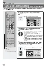 Предварительный просмотр 106 страницы Toshiba RD-XS32SB Owner'S Manual