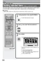 Предварительный просмотр 108 страницы Toshiba RD-XS32SB Owner'S Manual