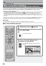 Предварительный просмотр 112 страницы Toshiba RD-XS32SB Owner'S Manual