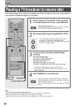 Preview for 62 page of Toshiba RD-XS32SC Owner'S Manual