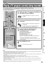 Preview for 63 page of Toshiba RD-XS32SC Owner'S Manual