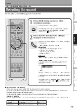 Preview for 73 page of Toshiba RD-XS32SC Owner'S Manual