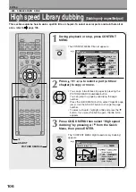 Preview for 106 page of Toshiba RD-XS32SC Owner'S Manual