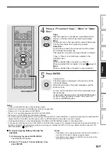 Preview for 107 page of Toshiba RD-XS32SC Owner'S Manual