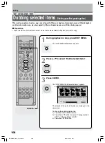 Preview for 108 page of Toshiba RD-XS32SC Owner'S Manual