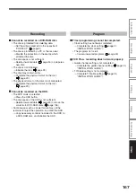 Preview for 167 page of Toshiba RD-XS32SC Owner'S Manual