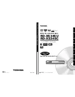 Toshiba RD-XS34 Owner'S Manual preview