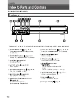 Preview for 12 page of Toshiba RD-XS34 Owner'S Manual