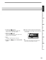 Preview for 13 page of Toshiba RD-XS34 Owner'S Manual