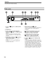 Preview for 14 page of Toshiba RD-XS34 Owner'S Manual