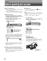 Preview for 20 page of Toshiba RD-XS34 Owner'S Manual