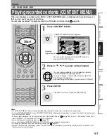 Preview for 57 page of Toshiba RD-XS34 Owner'S Manual