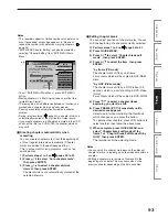 Preview for 93 page of Toshiba RD-XS34 Owner'S Manual