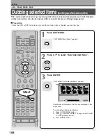 Preview for 108 page of Toshiba RD-XS34 Owner'S Manual