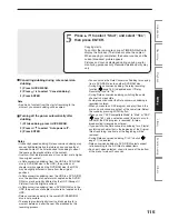 Preview for 115 page of Toshiba RD-XS34 Owner'S Manual