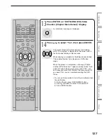 Preview for 127 page of Toshiba RD-XS34 Owner'S Manual