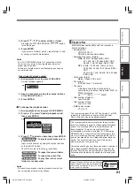 Preview for 81 page of Toshiba RD-XS34S Owner'S Manual