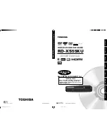 Preview for 1 page of Toshiba RD-XS55KU Owner'S Manual