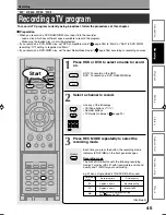 Preview for 45 page of Toshiba RD-XS55KU Owner'S Manual