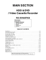 Preview for 3 page of Toshiba RD-XV48DTKB Service Manual