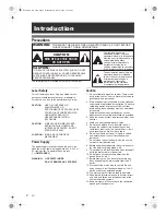 Preview for 2 page of Toshiba RD-XV48KE Owner'S Manual