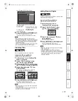 Preview for 69 page of Toshiba RD-XV48KE Owner'S Manual