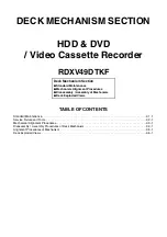 Preview for 109 page of Toshiba RDXV49DTKF Service Manual