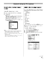 Предварительный просмотр 35 страницы Toshiba REGZA 26HL67 Owner'S Manual