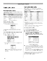 Предварительный просмотр 42 страницы Toshiba REGZA 26HL67 Owner'S Manual