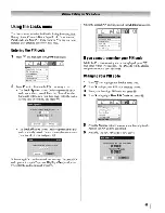 Предварительный просмотр 47 страницы Toshiba REGZA 26HL67 Owner'S Manual