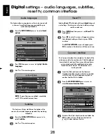 Preview for 28 page of Toshiba Regza 26WLG66 Owner'S Manual