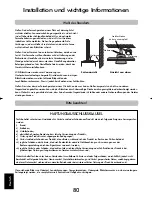 Preview for 80 page of Toshiba Regza 26WLG66 Owner'S Manual