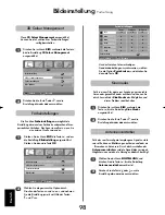 Preview for 98 page of Toshiba Regza 26WLG66 Owner'S Manual