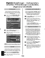 Preview for 104 page of Toshiba Regza 26WLG66 Owner'S Manual