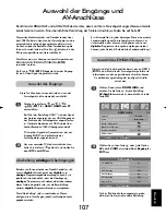 Preview for 107 page of Toshiba Regza 26WLG66 Owner'S Manual