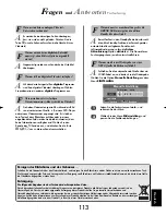 Preview for 113 page of Toshiba Regza 26WLG66 Owner'S Manual