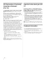 Preview for 6 page of Toshiba Regza 32HL17 Owner'S Manual