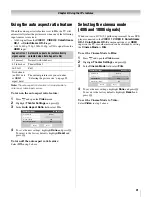 Preview for 41 page of Toshiba Regza 32HL17 Owner'S Manual