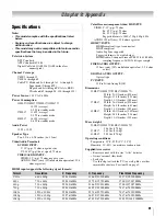 Preview for 61 page of Toshiba Regza 32HL17 Owner'S Manual