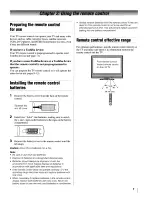 Предварительный просмотр 7 страницы Toshiba REGZA 32HL66 Operating Manual