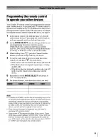 Preview for 11 page of Toshiba REGZA 32HL66 Operating Manual