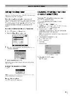 Preview for 39 page of Toshiba REGZA 32HL66 Operating Manual