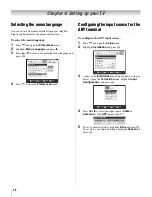 Preview for 16 page of Toshiba REGZA 32HL66 User Manual