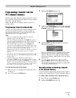 Preview for 17 page of Toshiba REGZA 32HL66 User Manual