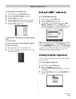 Preview for 19 page of Toshiba REGZA 32HL66 User Manual