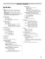 Preview for 47 page of Toshiba REGZA 32HL66 User Manual